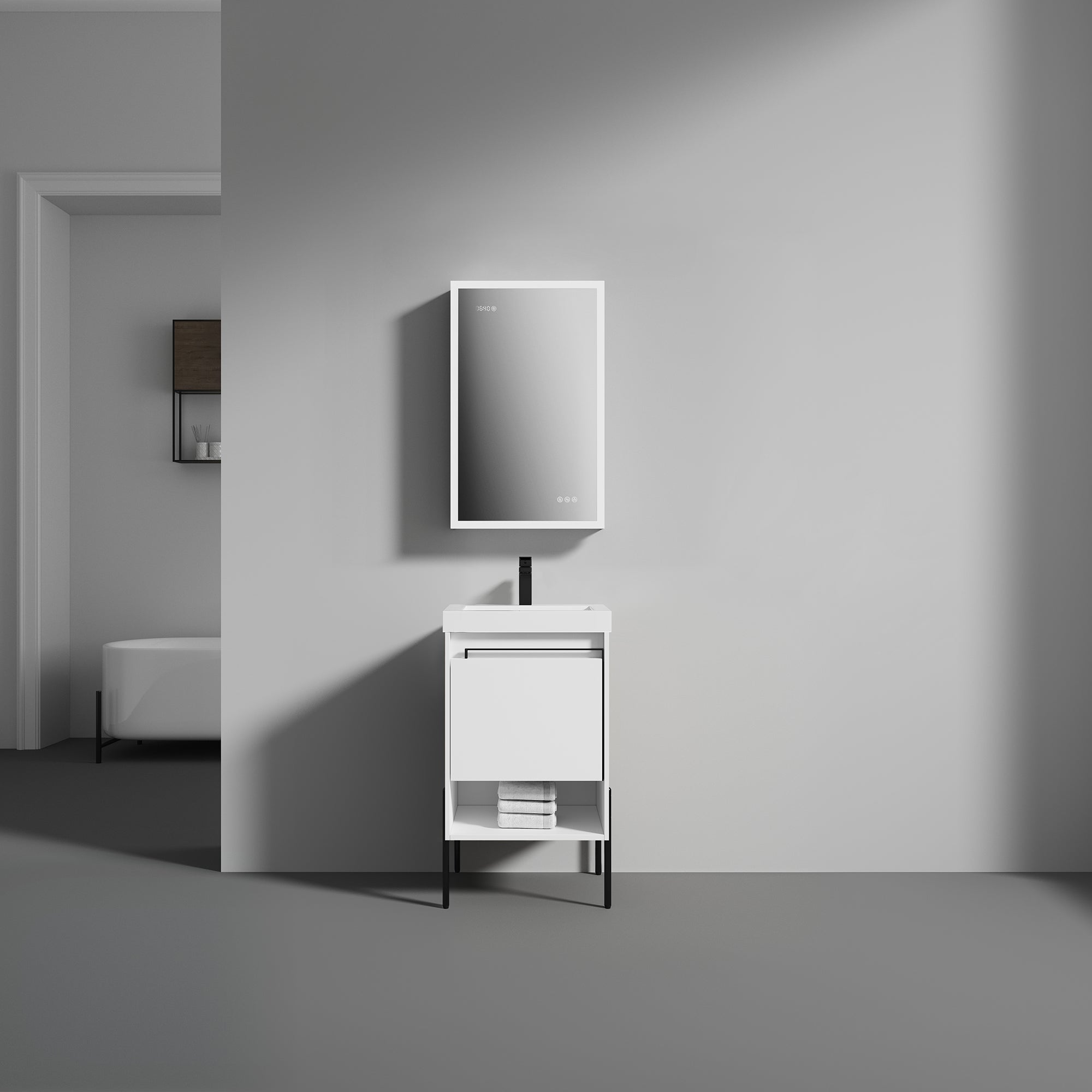 Blossom Turin 20″ Bathroom Vanity - V8031 20 01 - Backyard Provider