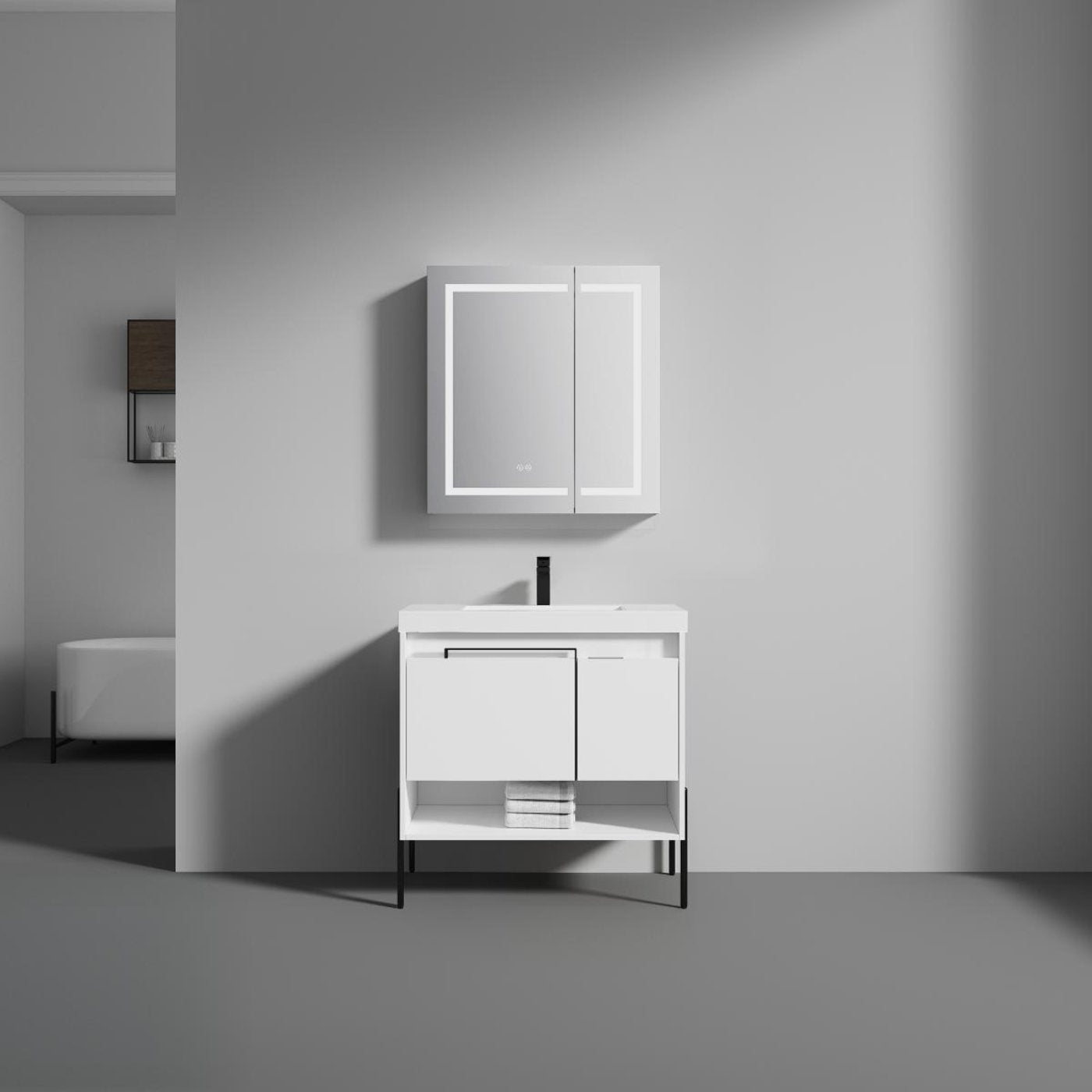 Blossom Turin 36″ Bathroom Vanity - V8031 36 01 - Backyard Provider