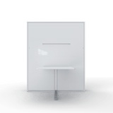 Maxima House Murphy bed European Queen Vertical with Desk, mattress and LED included INVENTO - IN-14WTAB - Backyard Provider