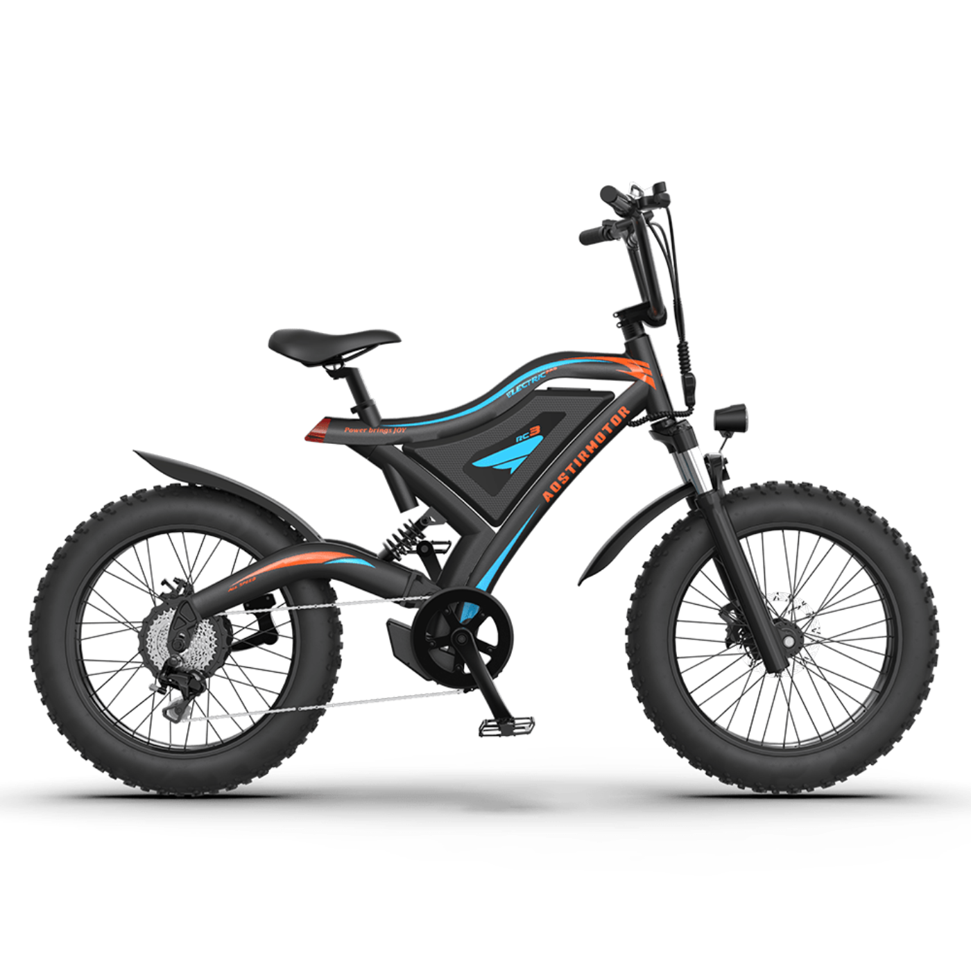 Aostirmotor S18-MINI 48V 500W Mini Fat Tire Electric Bike