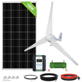 Eco-Worthy 500W 600W 12V 400W Wind+1/2x 100W Solar Solar Wind Hybrid Kit