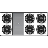 Thor Kitchen 48 in. Natural Gas Burner, Electric Oven 6.7 cu. ft. Range in Stainless Steel - HRD4803U
