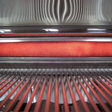 Fire Magic Aurora A430i 24" Natural Gas Built-In Grill w/ 1 Sear Burner, Backburner, Rotisserie Kit and Analog Thermometer - A430I-8LAN