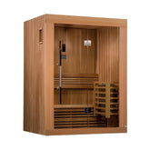 Golden Designs Sundsvall Edition 2 Person Traditional Steam Sauna - Canadian Red Cedar