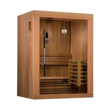 Golden Designs Sundsvall Edition 2 Person Traditional Steam Sauna - Canadian Red Cedar