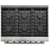 Thor Kitchen 36 in. 6.0 Cu. Ft Professional Natural Gas Range in Stainless Steel - LRG3601U