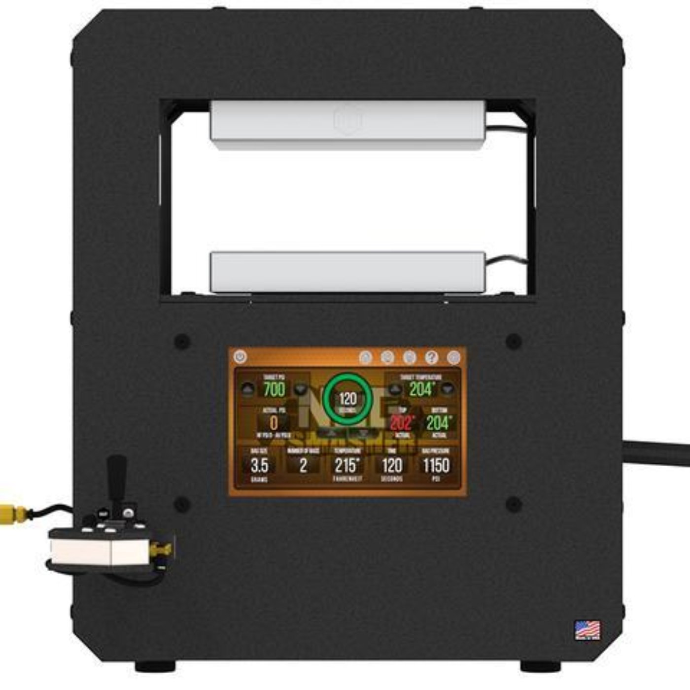 NugSmasher Pro Touch 20 Ton Manual/Pneumatic Rosin Press