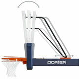 Porter 1835 Competition Motorized Portable Basketball Hoop w/ 10'8" Boom 1835108M