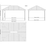 Sojag™ Genova Gazebo Steel Roof with Mosquito Netting