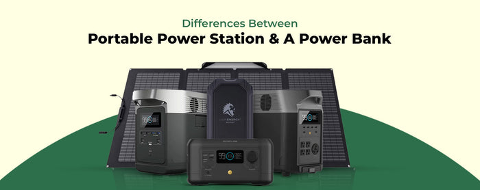 Difference Between Portable Power Station and Power Bank - Backyard Provider 