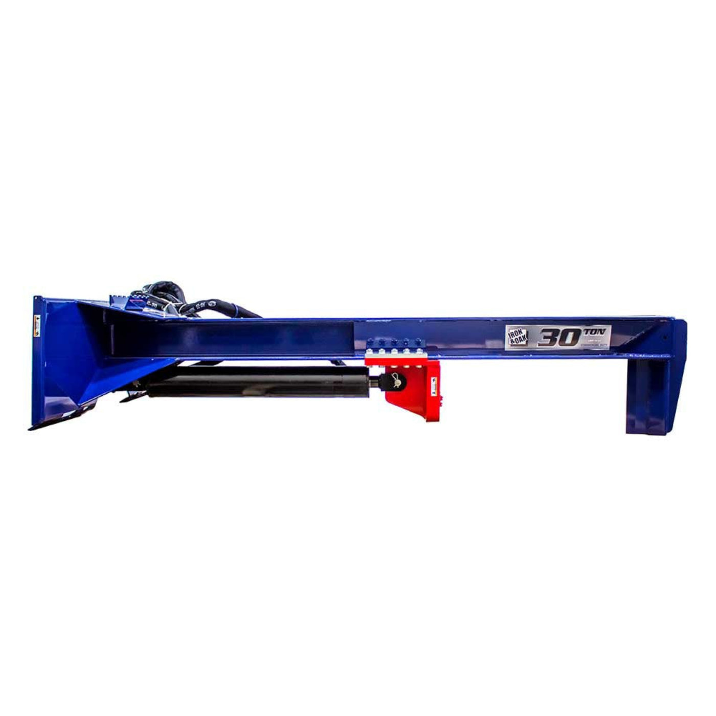 30 Ton Iron & Oak Upside Down Skid Steer Log Splitter 31" Open (SMH3030)