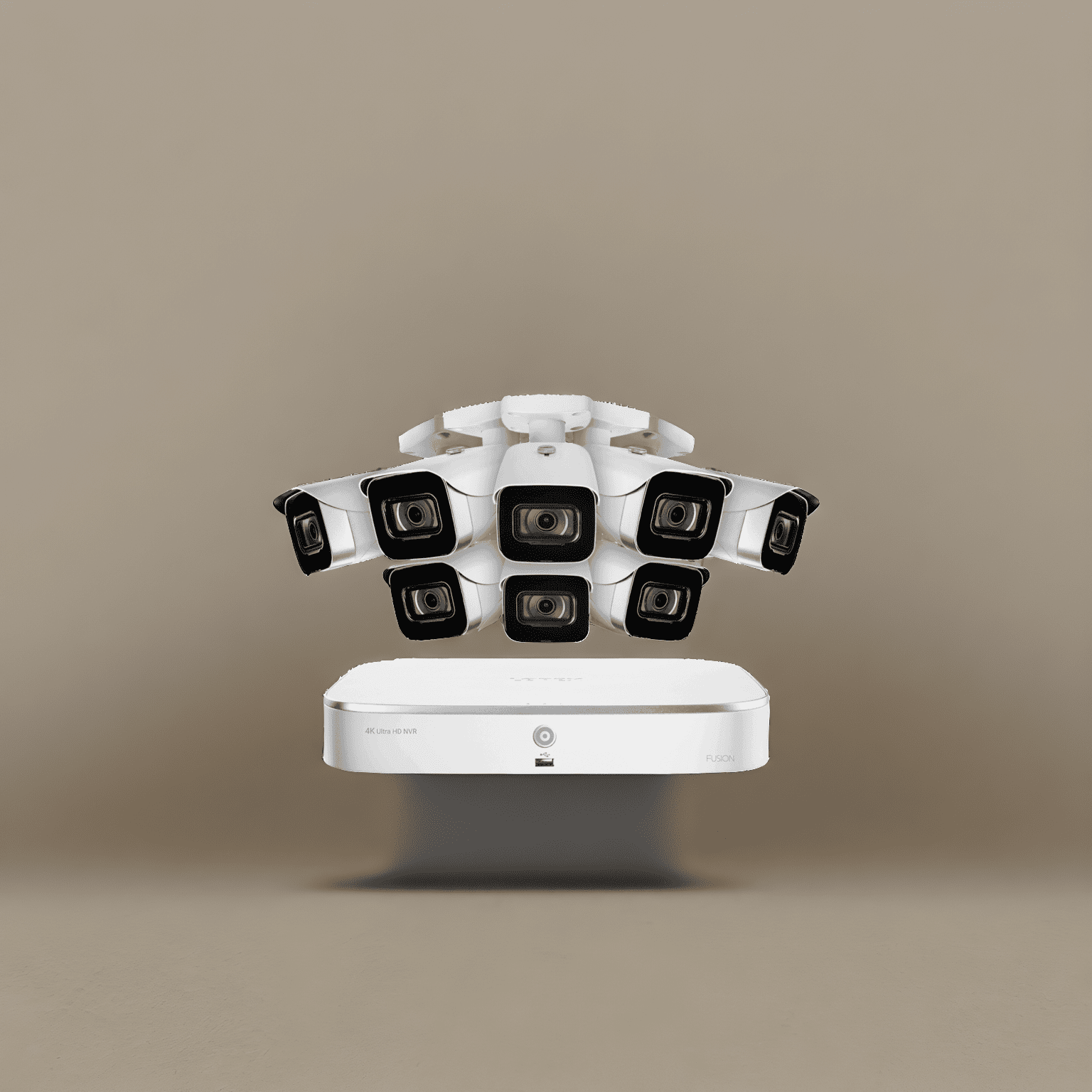 Lorex 8 Camera 8 Channel 4K 2TB 8MP IP Security Surveillance System New N4K2-88WB