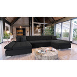 Maxima House Sectional Sleeper Sofa LIA U-Shape with storage, Universal Corner - MIR001