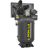 Schulz V-Series Air Compressor 10 HP 120 gal. 2-Stage 208-230V 3-Phase Vertical New - 10120VW40X-3