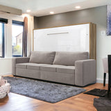 Maxima House Horizontal Murphy bed INVENTO with a Sofa, European FULL XL - IN004W-G