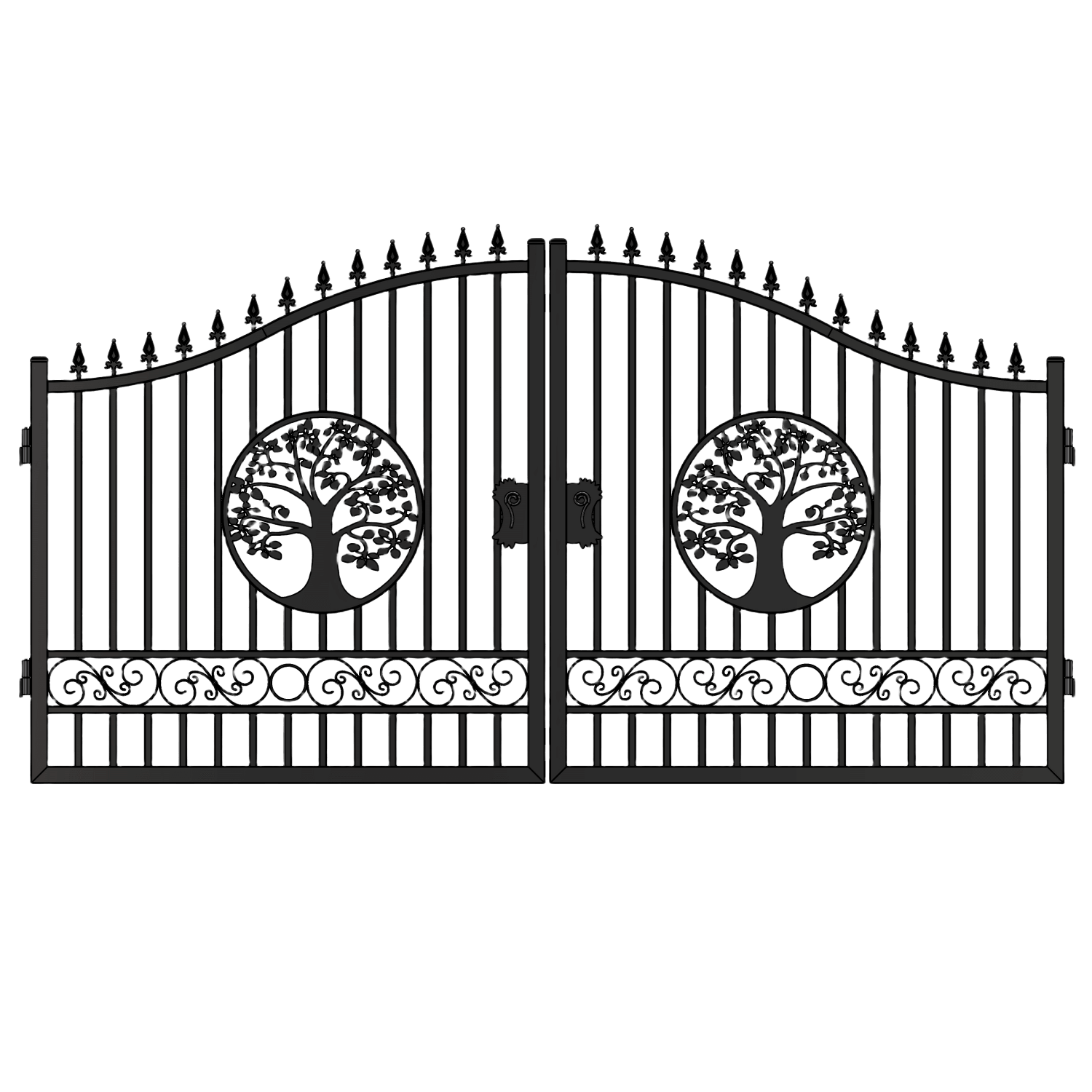 Chery Industrial 14' Iron Gate with Wider goalposts, No metal ball II000074NM