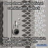 Salsbury 15" Wide Four Tier Standard Metal Locker - 1 Wide -  54165GY-U