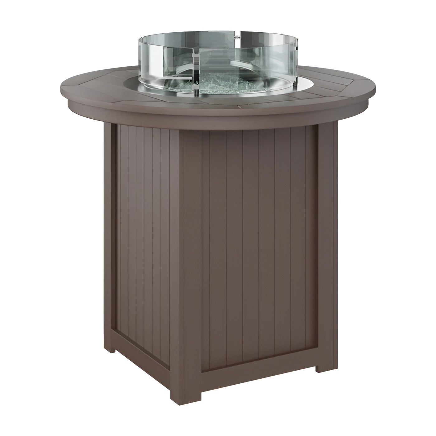 Berlin Gardens Donoma 44" Round Fire Table - Bar Height - DRFT3944BBW