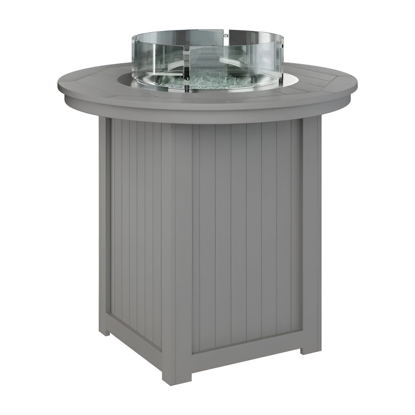 Berlin Gardens Donoma 44" Round Fire Table - Bar Height - DRFT3944BBW