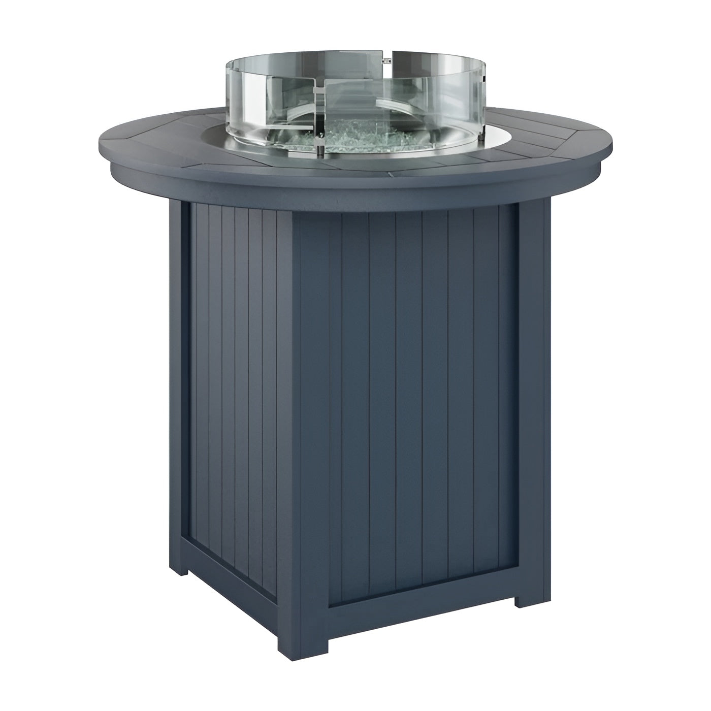 Berlin Gardens Donoma 44" Round Fire Table - Bar Height - DRFT3944BBW