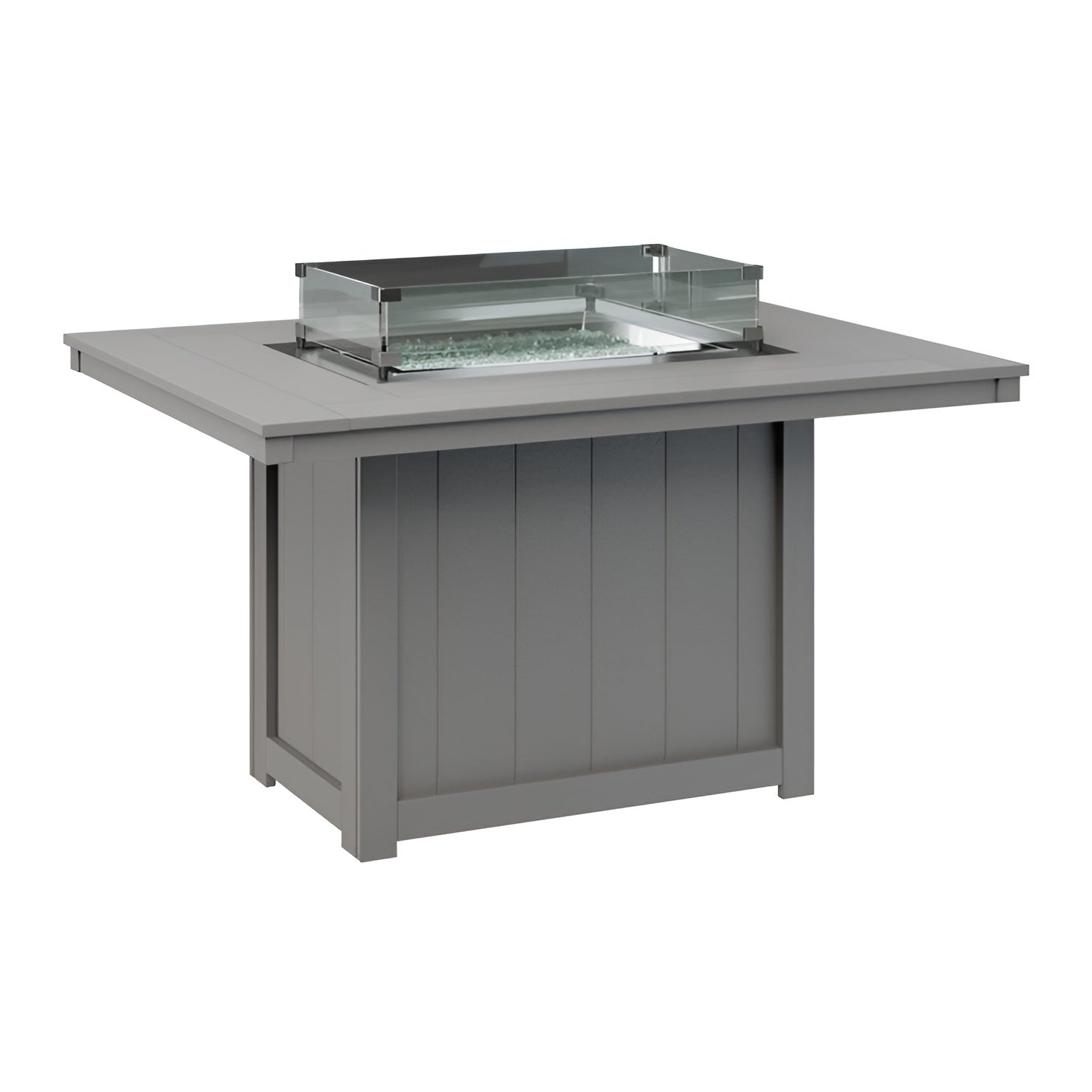 Berlin Gardens Donoma 42" x 54" Rectangular Fire Pit- DRFP4254BK