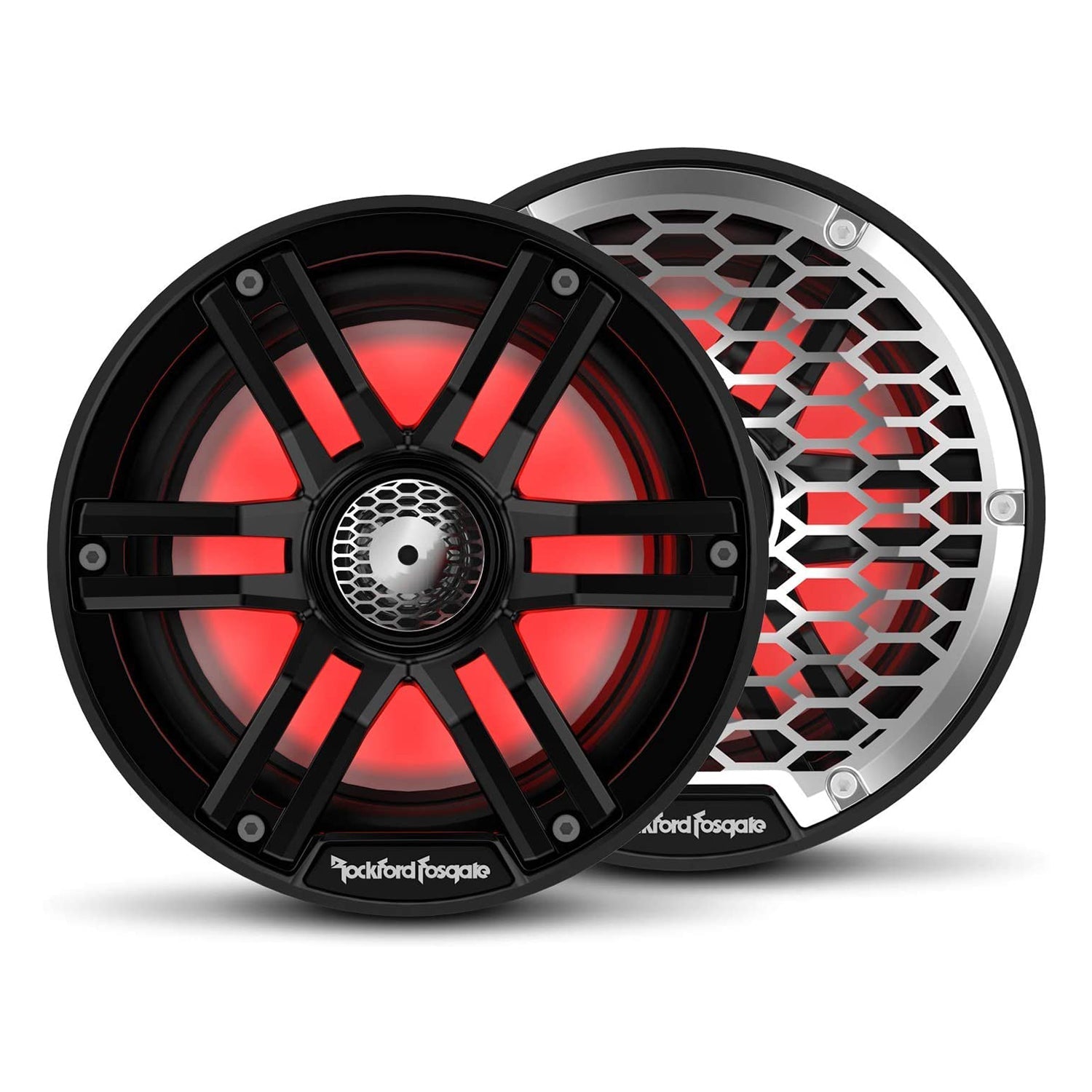 Rockford Fosgate M2-65B Color Optix 6.5 Inch Marine 2 Way Speakers 2 Pack - 201995