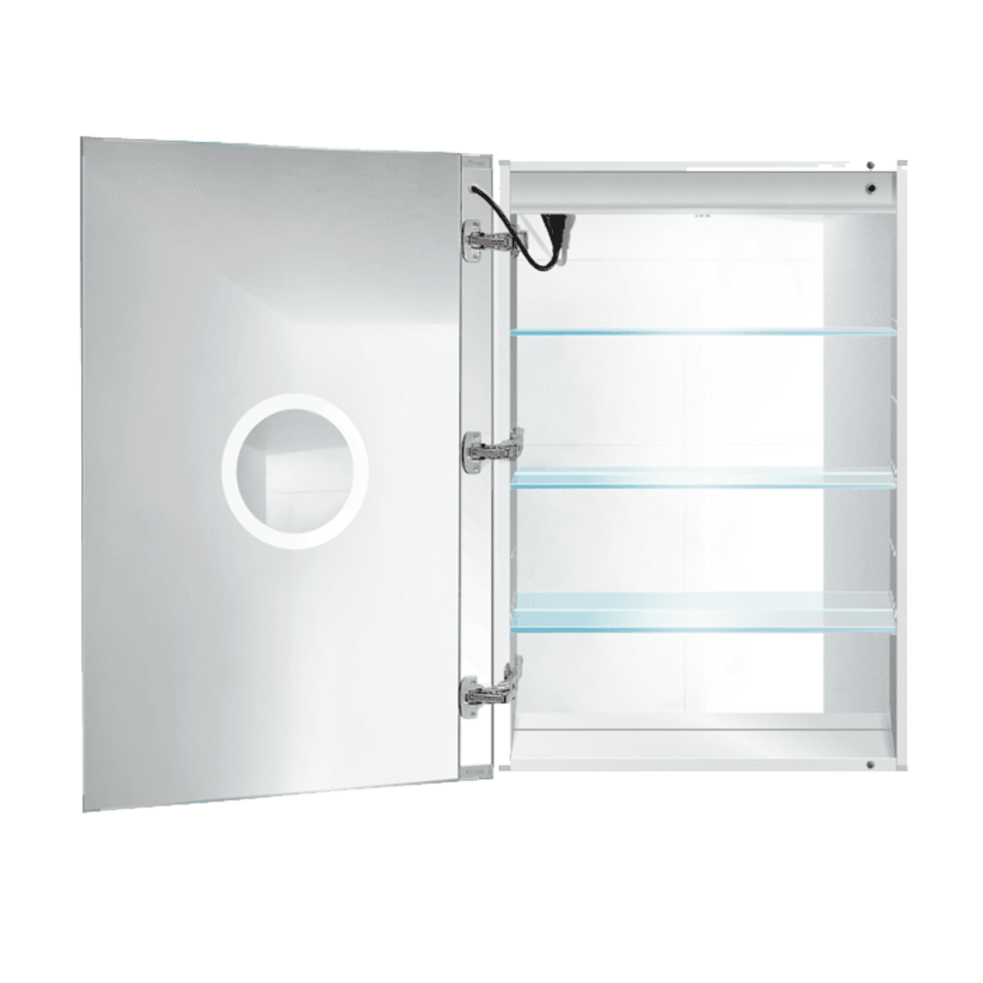 Krugg Svange 2436L 24" X 36" LED Medicine Cabinet with Dimmer & Defogger SVANGE2436L