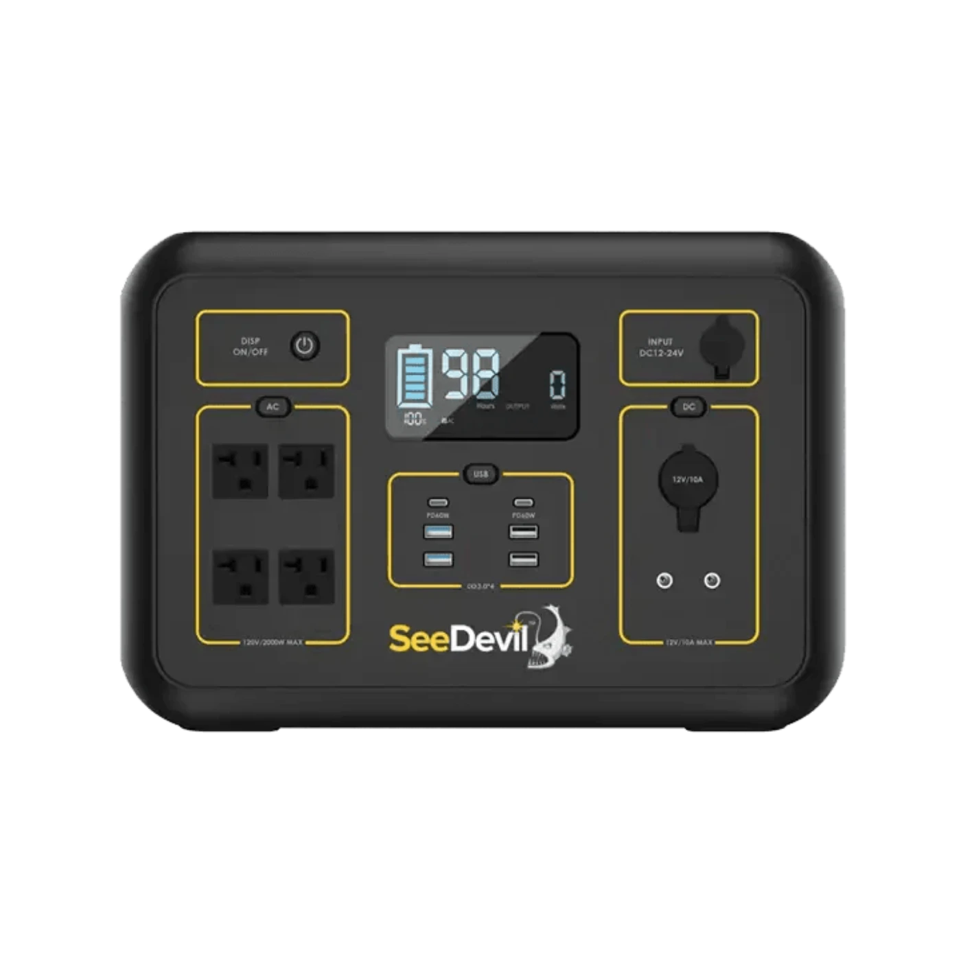 SeeDevil 2000w 2131Wh Portable Power Station - SD-PPS2000-G1