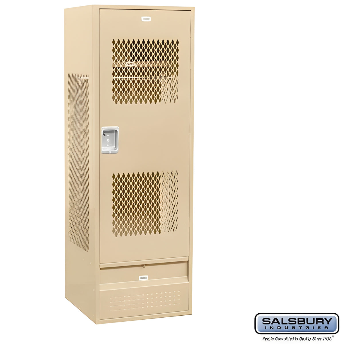 Salsbury 24" Wide Vented Gear Metal Locker - 72024BL-A