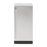 Sapphire 15" Clear Ice Machine Ada with 75 Lbs Touch Electronic Control, Full Led Theater - SSIM15