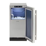 Sapphire 15" Clear Ice Individual Cube - Gravity Drain Multifunction Touch Control - SIIM15