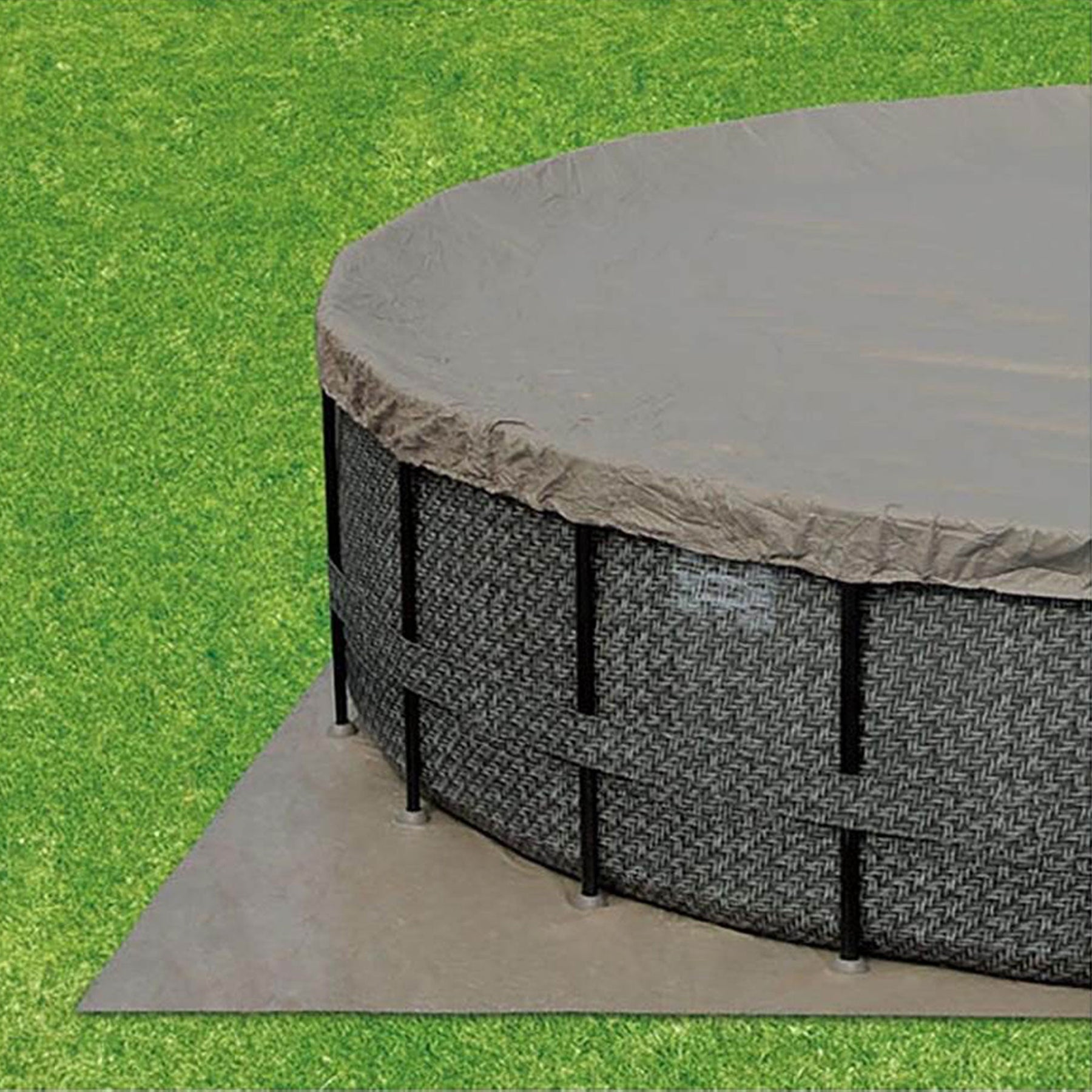 Summer Waves Elite 20ft x 48in Above Ground Frame Swimming Pool Set with Pump - 253754