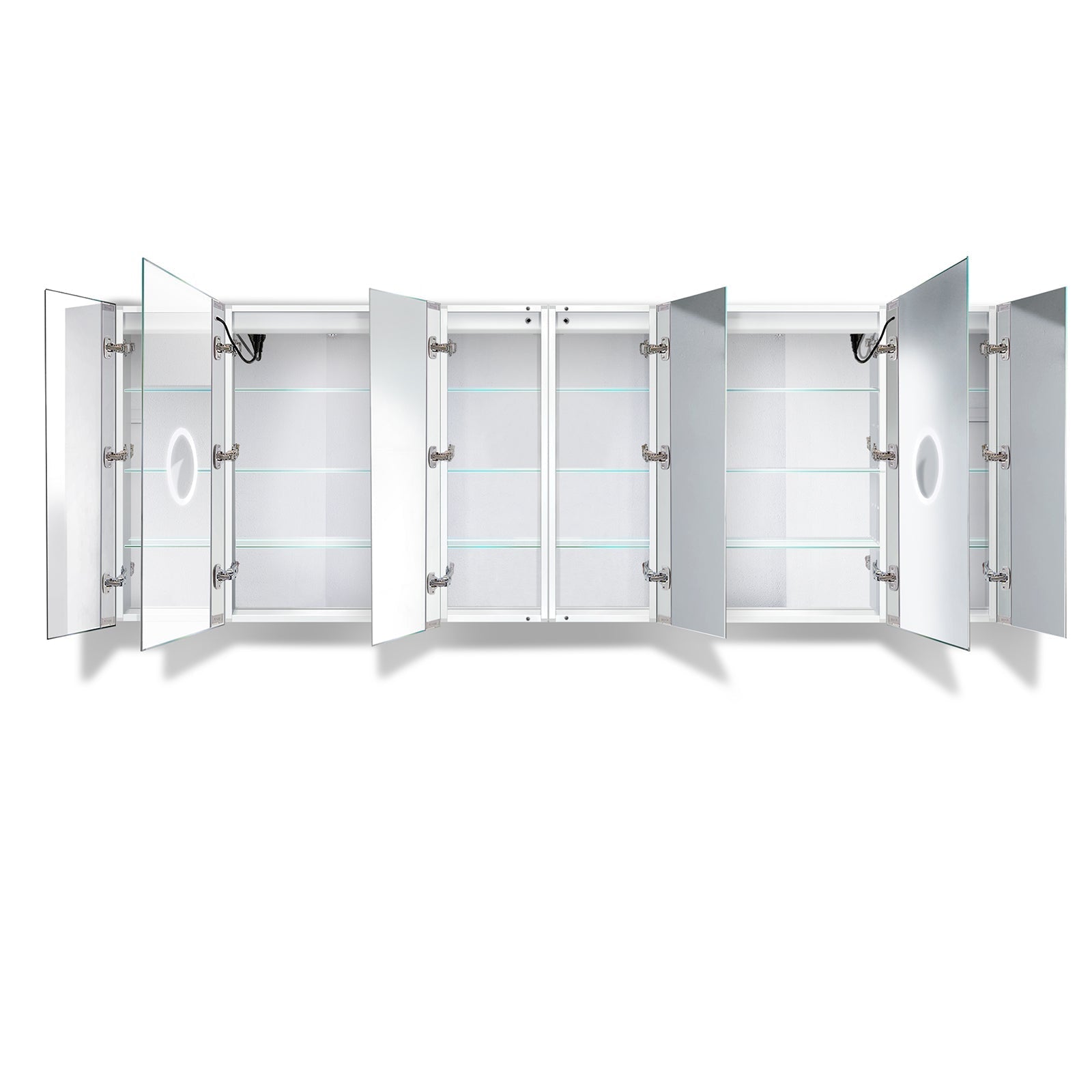 Krugg Svange 9636DLLLRRR 96″ X 36″ LED Medicine Cabinet with Dimmer & Defogger SVANGE9636DLLLRRR
