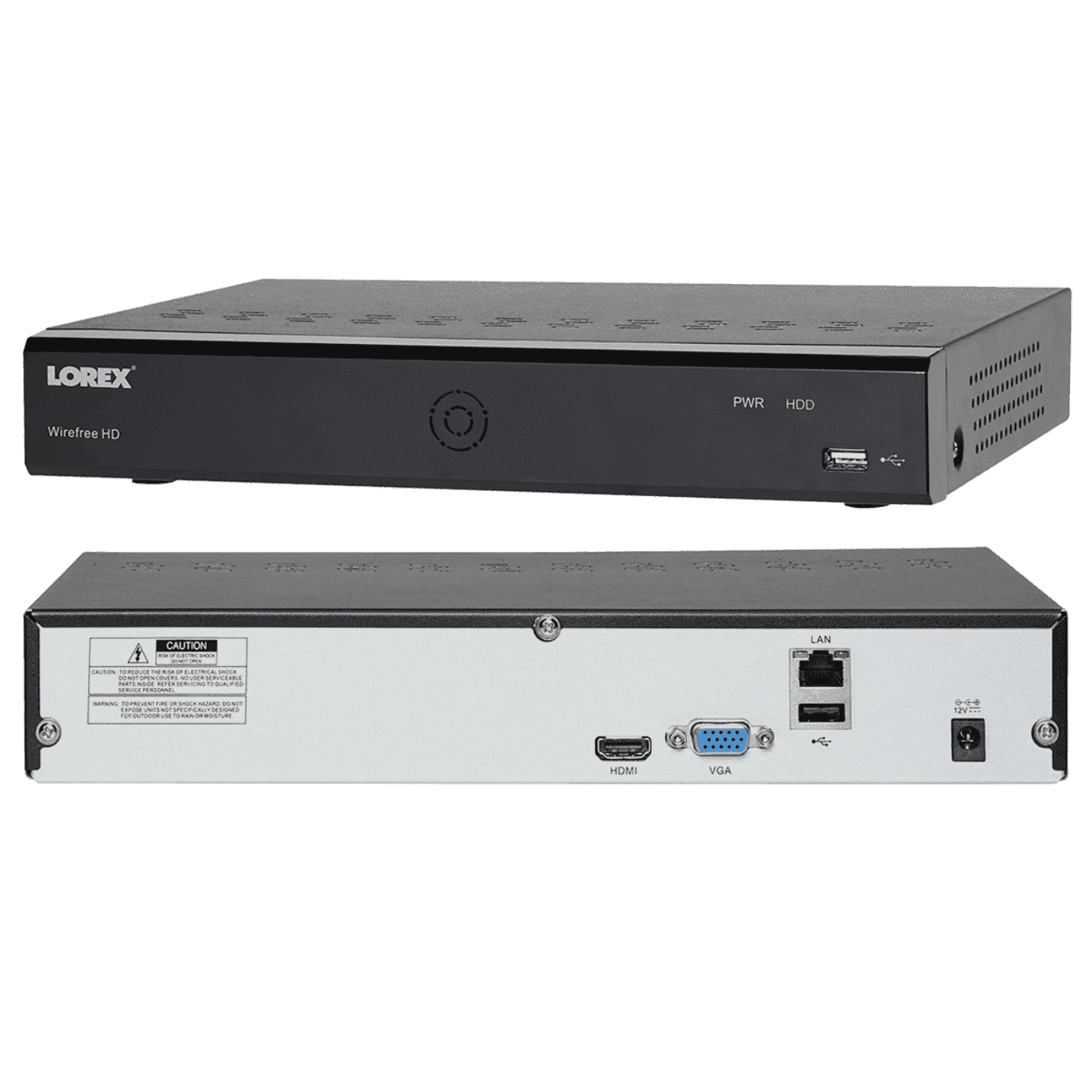 Lorex Wire Free Battery Two-Way Audio 6 Camera 6 Channel Indoor/Outdoor Security Surveillance System New LWF2080BG2-66