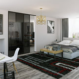 Doors22 72x96 Glass Sliding Closet Door Smoked Clear 2 panels - CLB72x96smokedclear