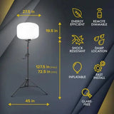 SeeDevil 300 Watt Balloon Light Kit
