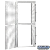 Salsbury 48" Wide Double Tier Bulk Storage Locker - 8243-A