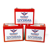 PATRIOT POWER 12V 300Ah/36V 100Ah BATTERY BUNDLE KIT for MARINE/RV
