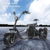 SoverSky T7.0 60V 2000W Fat Tire Electric Trike Scooter - SOV-T70-RED