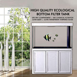 AQUA DREAM 135 GALLON TEMPERED GLASS AQUARIUM WHITE OAK-AD-1260-WO