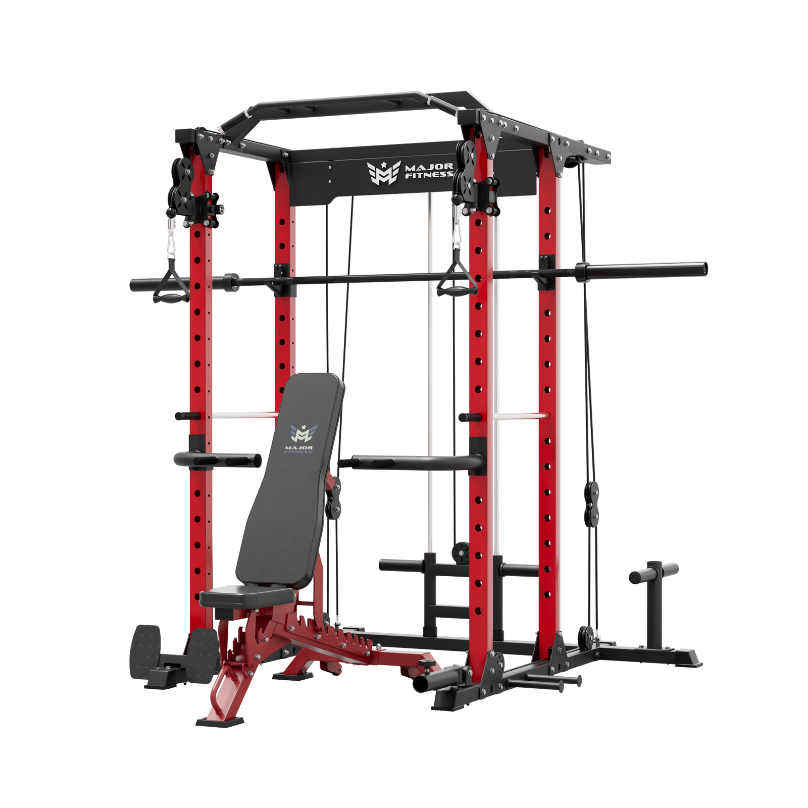 MAJOR FITNESS All-In-One Home Gym Power Rack PLM03 - K3BL