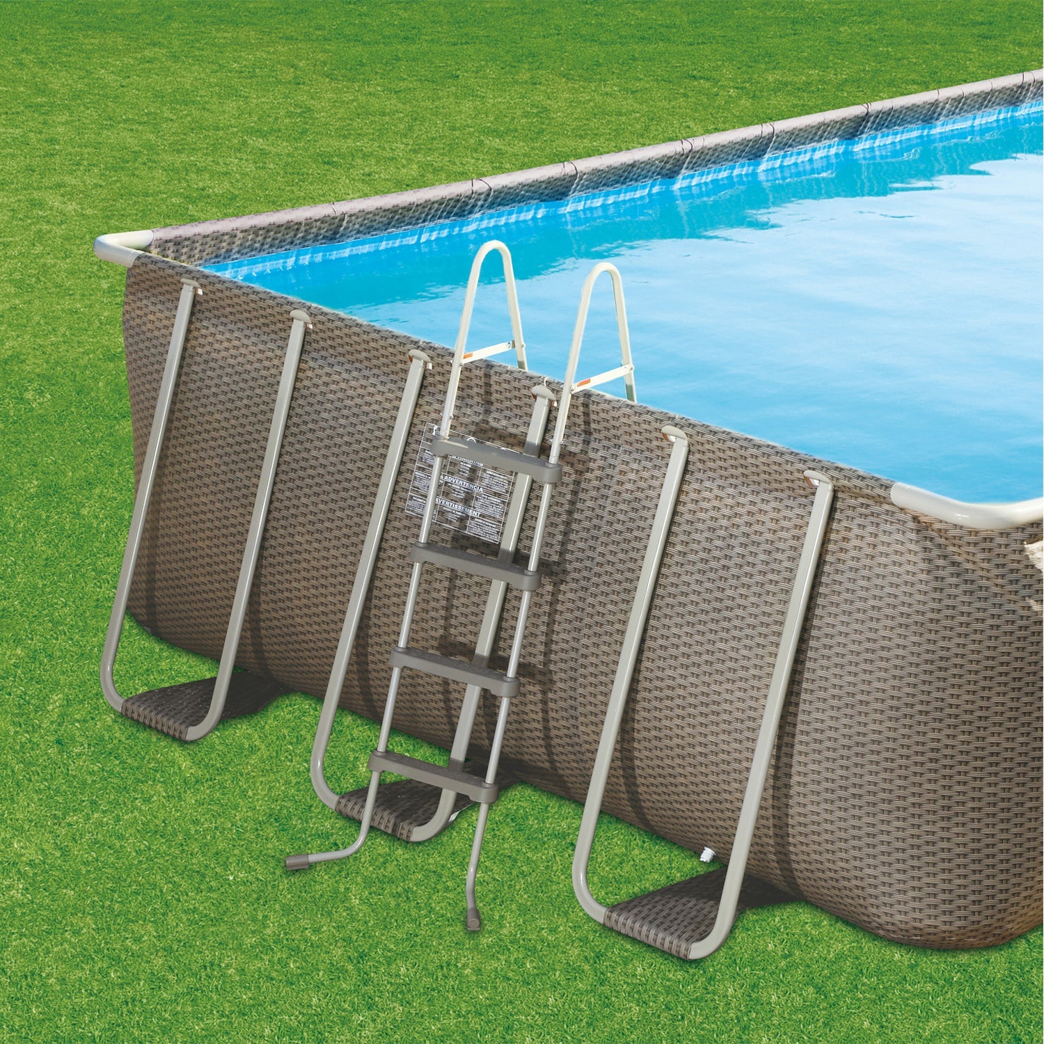 Summer Waves 32ft x 16ft x 52in Pool + Corona Floats + Corona Floating Cooler - 143283