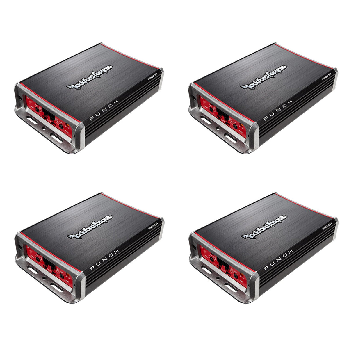 Rockford Fosgate PBR300X4 300W 4-Channel Amp for Compact Sub Systems 4 Pack - 195410