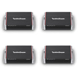 Rockford Fosgate PBR400X4D Punch 400W Compact Full Range 4 Channel Amp 4 Pack - 194251