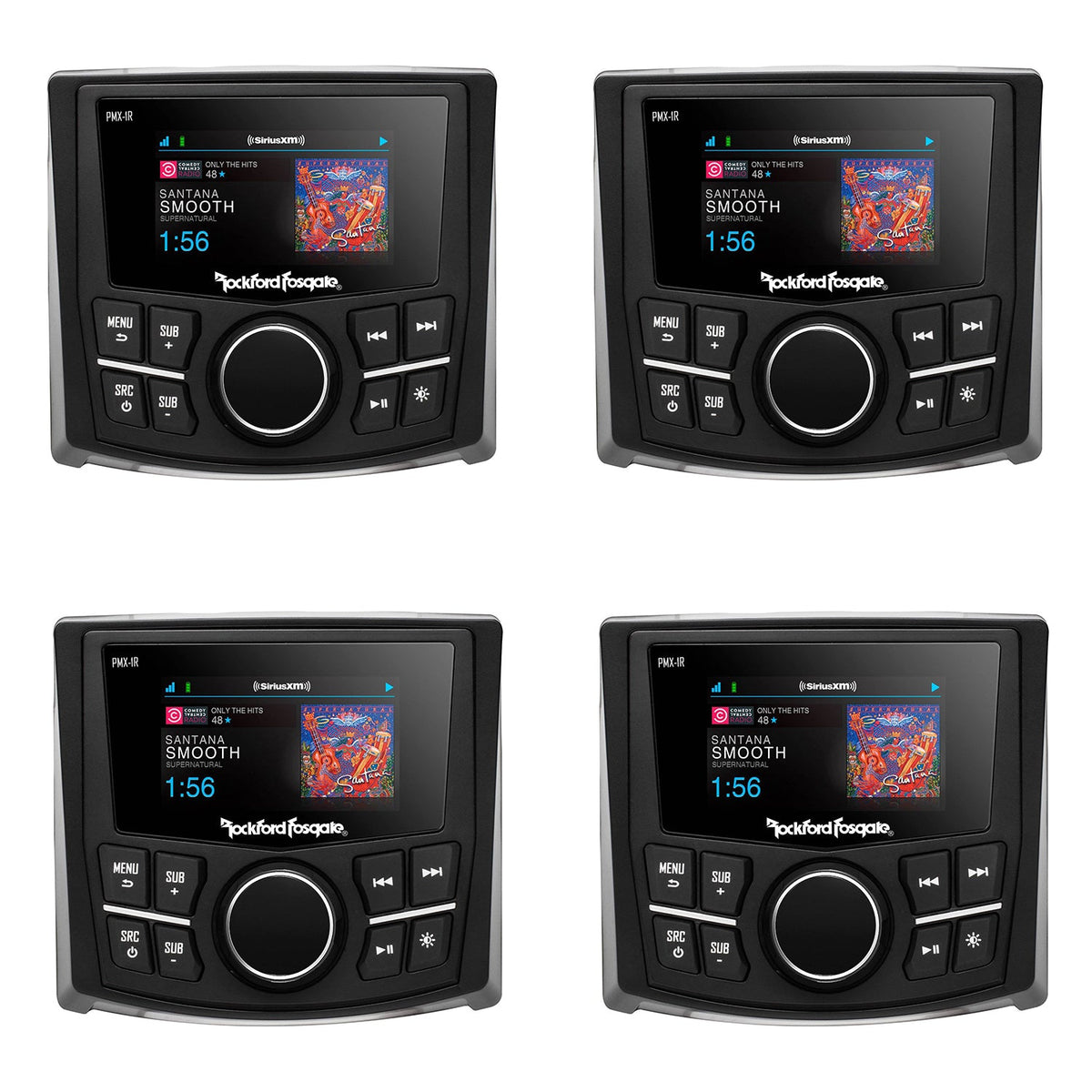 Rockford Fosgate PMX-1R Punch Marine Wired Remote Control 2.7 Inch 4 Pack - 194463