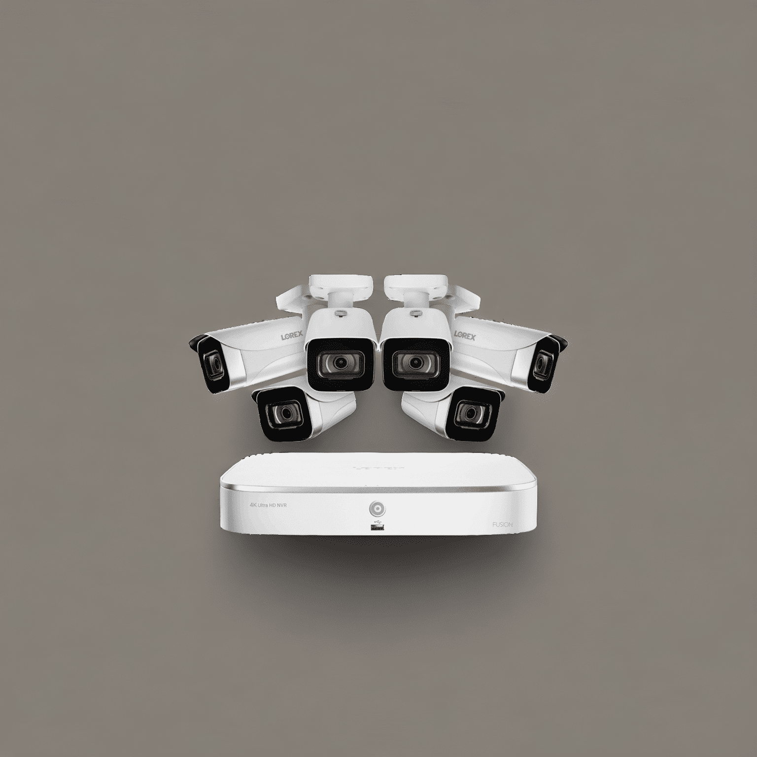 Lorex 6 Camera 8 Channel 4K 2TB 8MP IP Security Surveillance System New N4K2-86WB