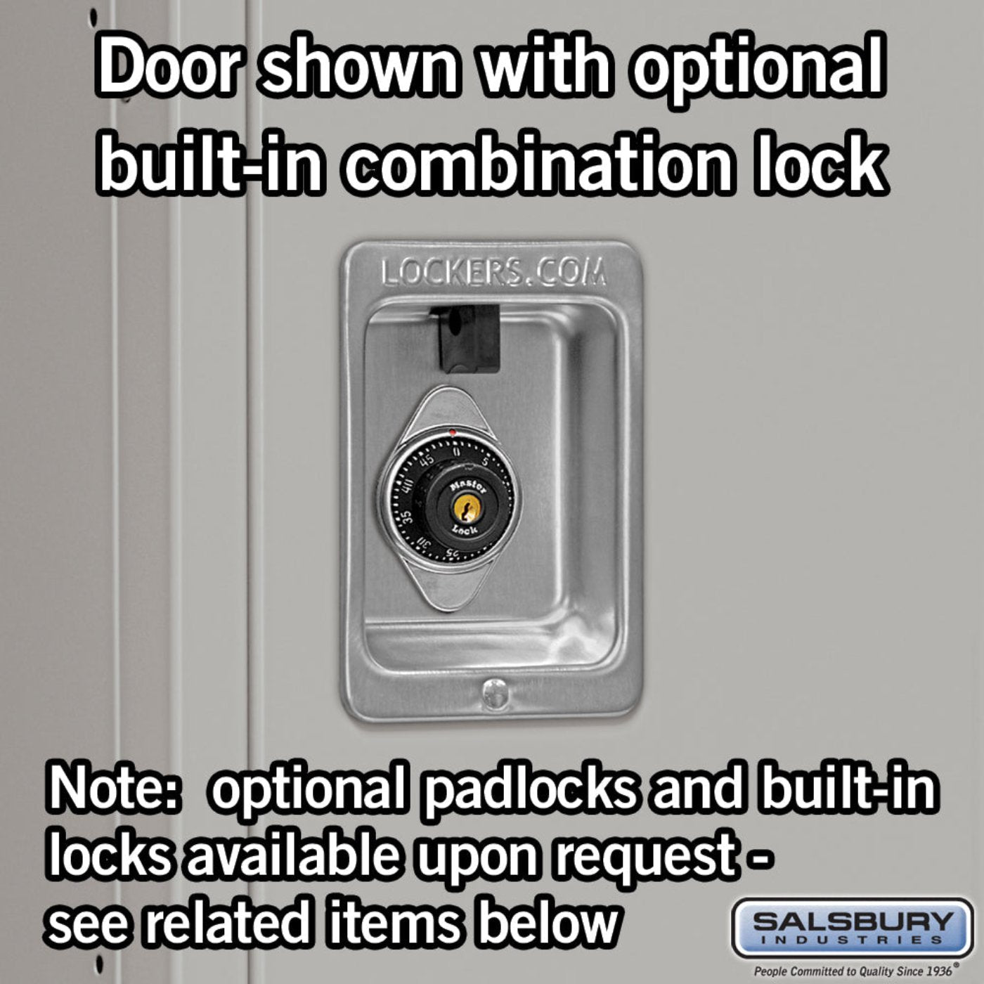 Salsbury 15" Wide Single Tier Standard Metal Locker - 3 Wide - 51368GY-A