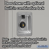 Salsbury 15" Wide Double Tier Standard Metal Lockers - 3 Wide - 52368GY-U