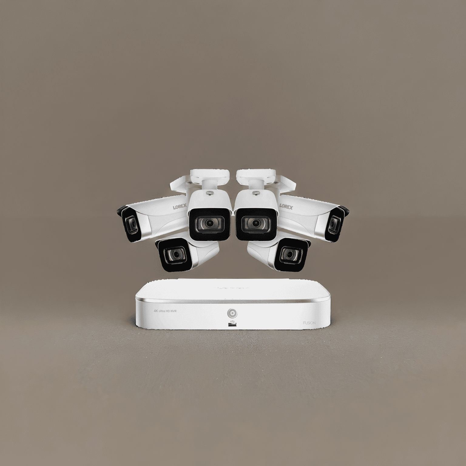 Lorex 6 Camera 8 Channel 4K 2TB 8MP IP Security Surveillance System New N4K2-86WB