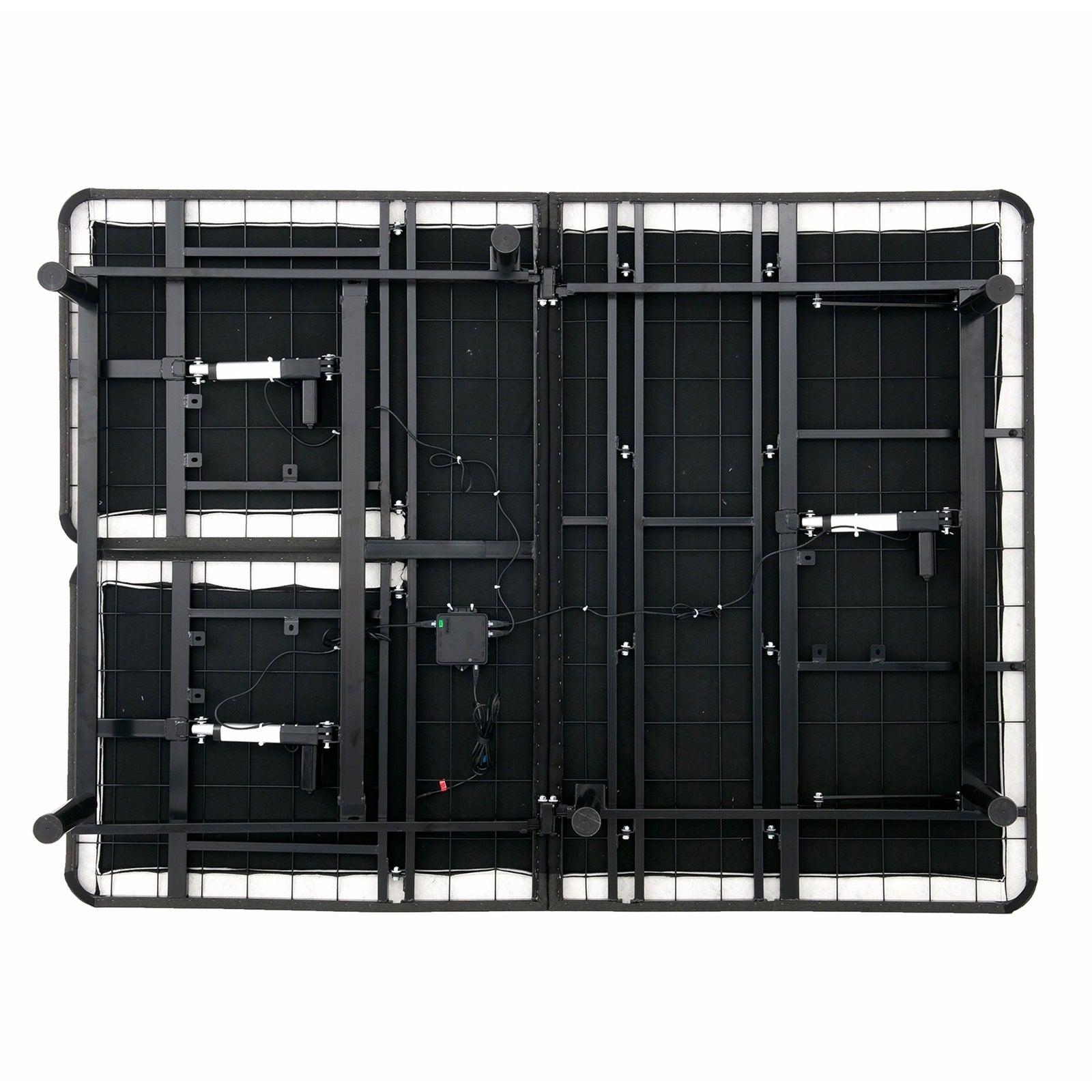 Bridgevine Home 12 inch Refresh Flex Head Memory Foam Hybrid Mattress and Adjustable Base Bundle, Queen Size - B108S00034